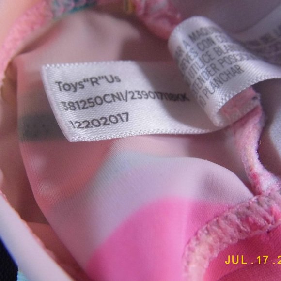 Koala Kids Girls Toddler Stripe Swimsuit 2 Piece - Picture 7 of 7